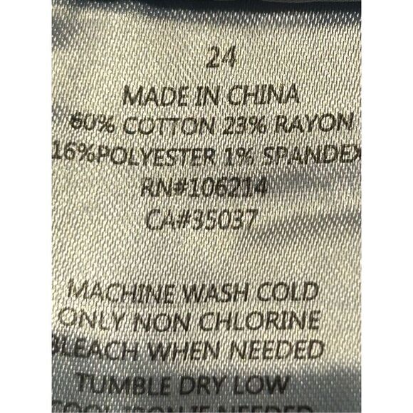 Joe’s Jeans Womens The Icon Mid Rise Skinny Ankle Raw Hem Distressed Size 24 nwt - Picture 8 of 8